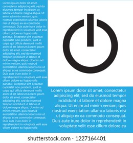 power off icon vector