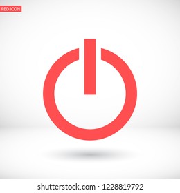 power off icon vector