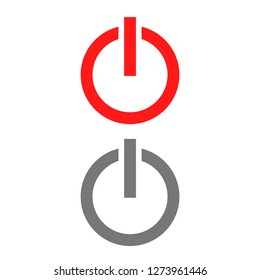 power off icon vector