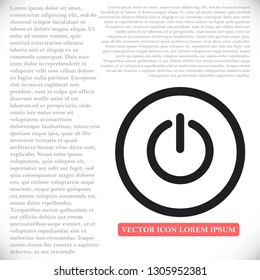 power off icon vector