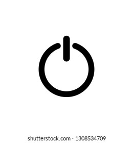 power off icon vector