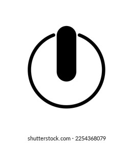 power off icon. Vector illustration for graphic design, Web, UI, app.