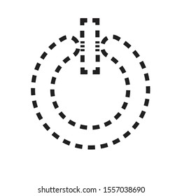 Power Off Icon - Vector Image - EPS