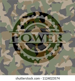 Power on camo texture