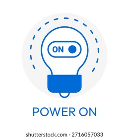 Icono del Vector del interruptor de la electricidad