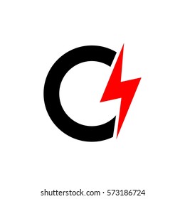 Power on icon vector logo. On letter vector logo