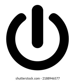 Power On Off Button Icon Vector Sign Symbol
