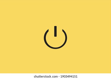 Power On Off Button Isolated On Stock Vector (Royalty Free) 1903494151 ...