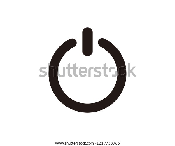 Power On Off Icon Stock Vector (Royalty Free) 1219738966 | Shutterstock