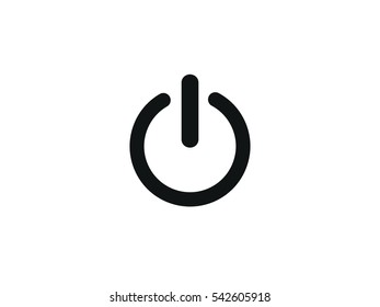 Power On Off Icon Vector Illustration Stock Vector (Royalty Free ...