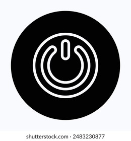 Icono De Botón De Encendido Y Apagado, 