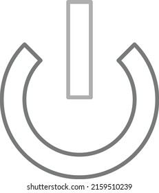 Power On vector icon. Can be used for printing, mobile and web applications.