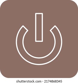 Power On vector icon. Can be used for printing, mobile and web applications.