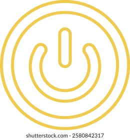 Power On vector icon. Can be used for printing, mobile and web applications.