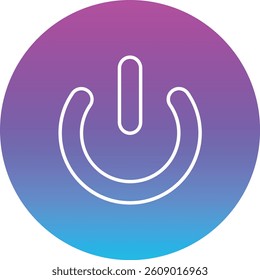 Power On vector icon. Can be used for printing, mobile and web applications.