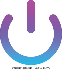 Power On vector icon. Can be used for printing, mobile and web applications.