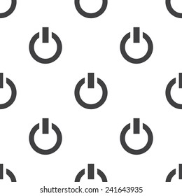 power on, vector seamless pattern, Editable can be used for web page backgrounds, pattern fills  