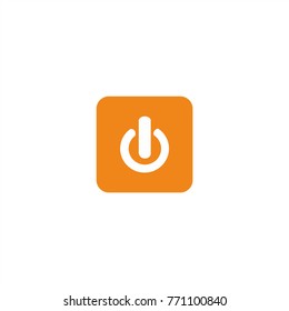 Power On/Off Flat Icon. On/Off Switch. Turn Power on/Off flat. Shut Down Icon. Vector Shut Down.