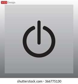 Power on/off icon.