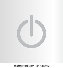Power on/off icon. Flat design style.