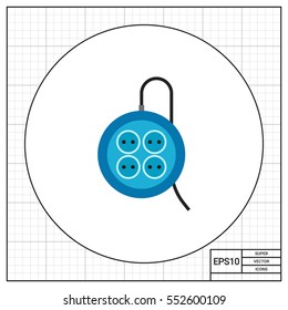 Power Outlet And Power Cables Icon