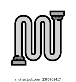 power pipeline color icon vector. power pipeline sign. isolated symbol illustration