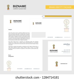 Power plant  Business Letterhead, Envelope and visiting Card Design vector template