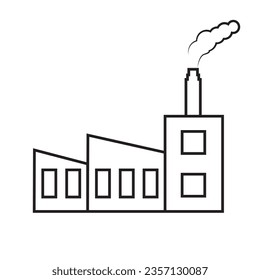 power plant icon
Illustration Factory Flat Icon Black and White Vector Graphic
icon editable stroke, sign, symbol outline line button isolated on white