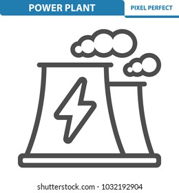 Power Plant Icon. Professional, pixel perfect icons optimized for both large and small resolutions. EPS 8 format. 12x size for preview.
