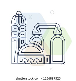 Power plant icon vector can be used as png, Power plant