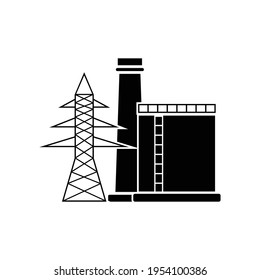 power plant icon vector sign symbol