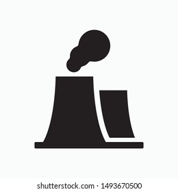 Power plant icon, vector symbol