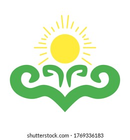 Power plant logo suitable for environment company
