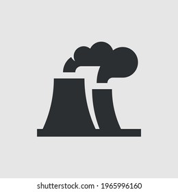 Power plant. Simple vector icon