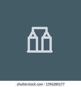 Power Plant vector icon. Power Plant concept stroke symbol design. Thin graphic elements vector illustration, outline pattern for your web site design, logo, UI. EPS 10.