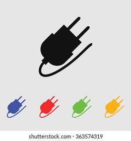 The power plug for the AC grounding