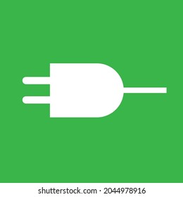 Power plug, energy vector design.