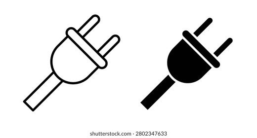 Power plug icon concept. best for web design.