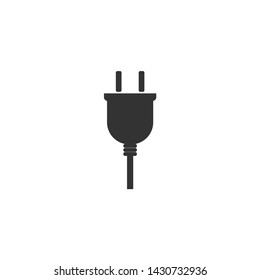 power plug icon. Connection electricity. Vector illustration flat design