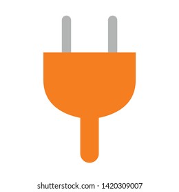 Power plug icon. flat illustration of Power plug vector icon for web