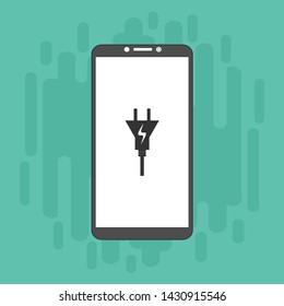 Power plug icon. flat illustration of Power plug vector icon for web