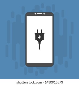 Power plug icon. flat illustration of Power plug vector icon for web