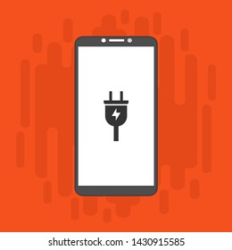 Power plug icon. flat illustration of Power plug vector icon for web