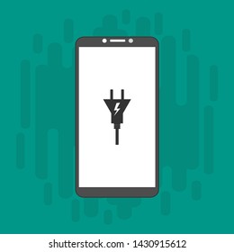 Power plug icon. flat illustration of Power plug vector icon for web