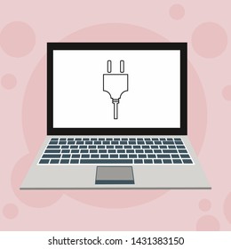 Power plug icon. flat illustration of Power plug vector icon for web