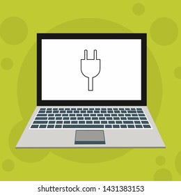 Power plug icon. flat illustration of Power plug vector icon for web
