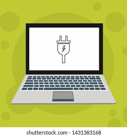 Power plug icon. flat illustration of Power plug vector icon for web
