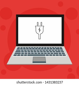 Power plug icon. flat illustration of Power plug vector icon for web