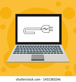 Power plug icon. flat illustration of Power plug vector icon for web