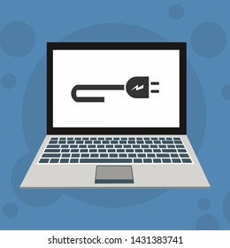 Power plug icon. flat illustration of Power plug vector icon for web